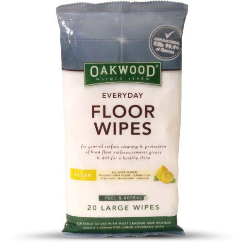 Oakwood Floor Wipes 20 Pack