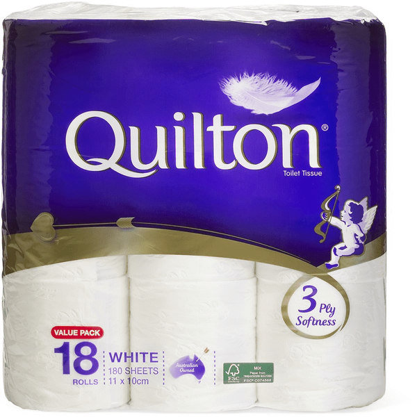 Quilton 3 ply Toilet Tissue 18pk **