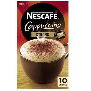 Nescafe Coffee Sachets Strong Cappuccino 10pk *