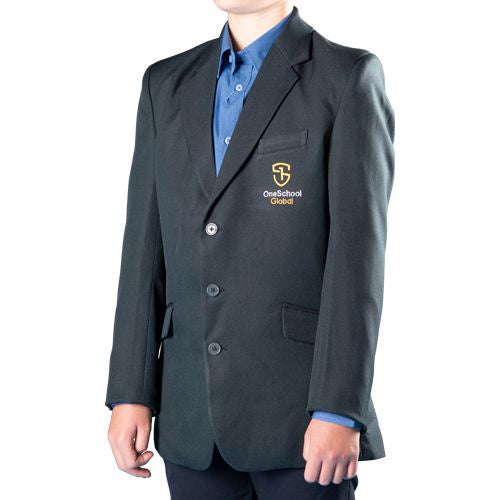 Blazer Navy Boys with Logo Size 8