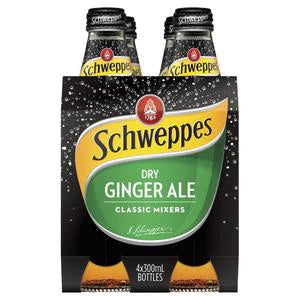 Schweppes Dry Ginger Ale 4 x 300ml *