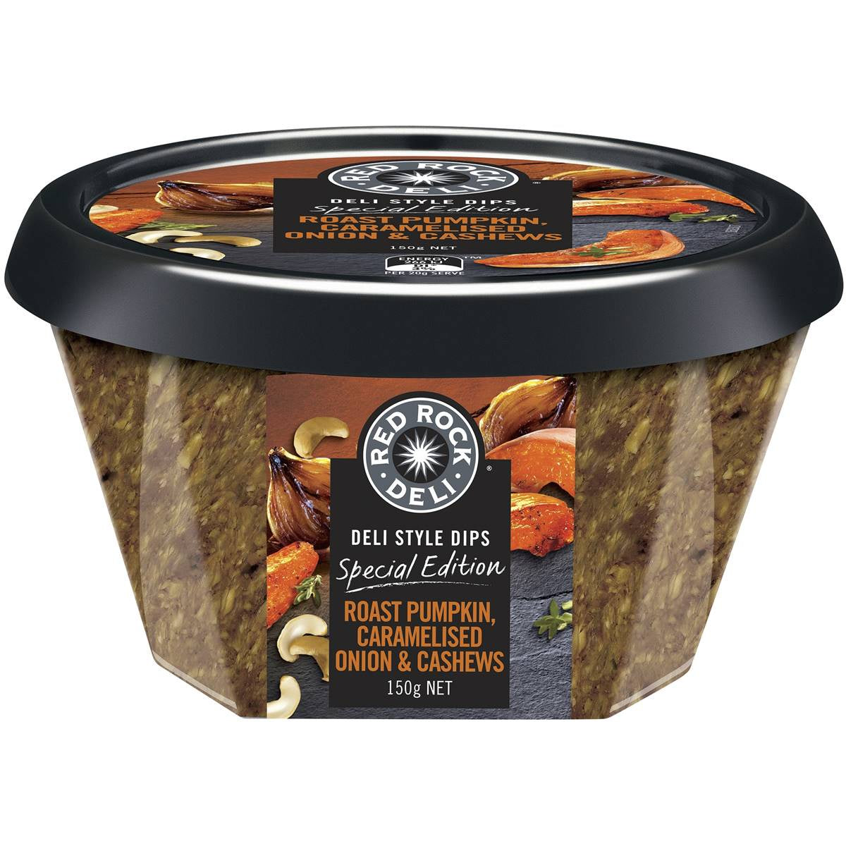 Red Rock Deli Roast Pumpkin & Caramelized Onion Dip 150g