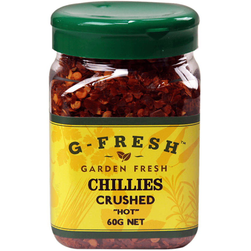 Gfresh Chillies Crushed Hot 60g