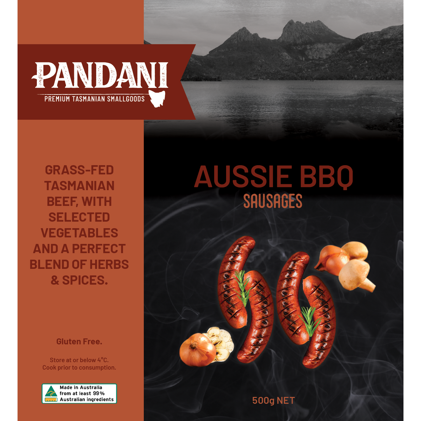 Pandani Aussie BBQ Sausages 500g