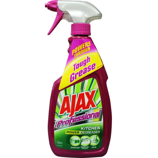 Ajax Spray and Wipe Trigger Kitchen Power Degreaser 500ml