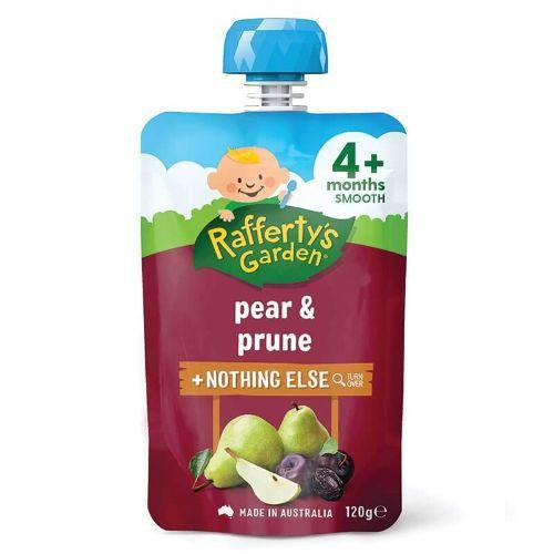 Rafferty's Garden Smooth Pear & Prune 4 Month 120g