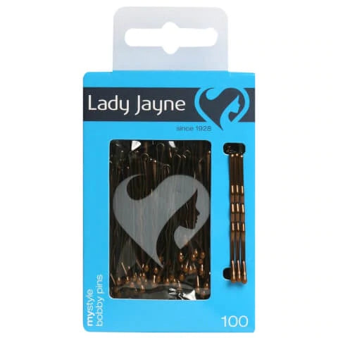 Lady Jayne Brown 4.5cm Bobby pin 100pk