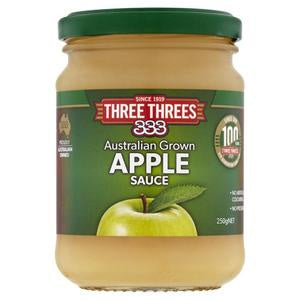 Three Threes Apple Sauce 250g