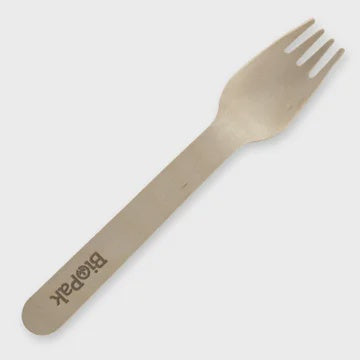 Biopak Wooden Fork 20pk