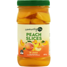 Community Co Peach Slices in Juice 695g