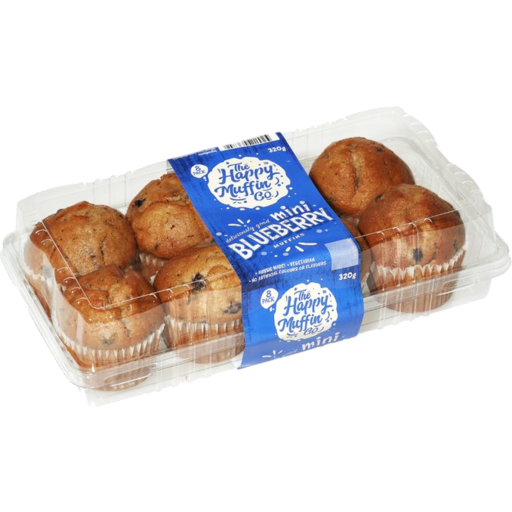 Happy Muffin Mini Blueberry 8pk