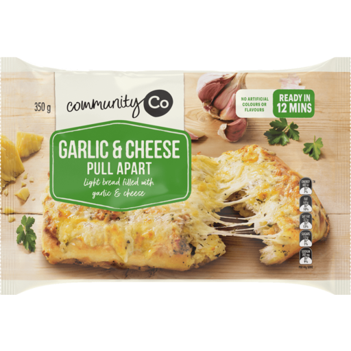 Community Co Cheesy Garlic Pull Apart Bread 350g