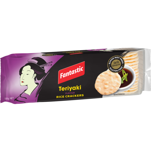 Fantastic Rice Crackers Oriental Teriyaki 100g *