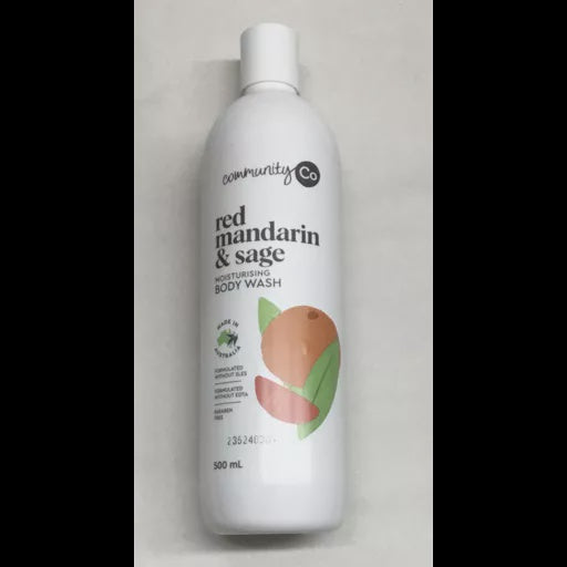 Community Co Body Wash Mandarin & Sage 500ml