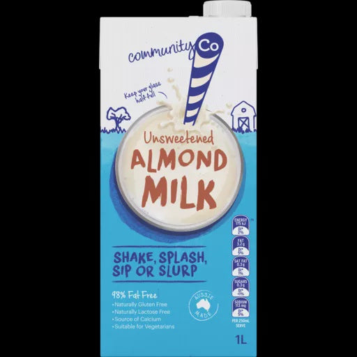 Community Co Unsweetened Almond Milk  UHT 1L