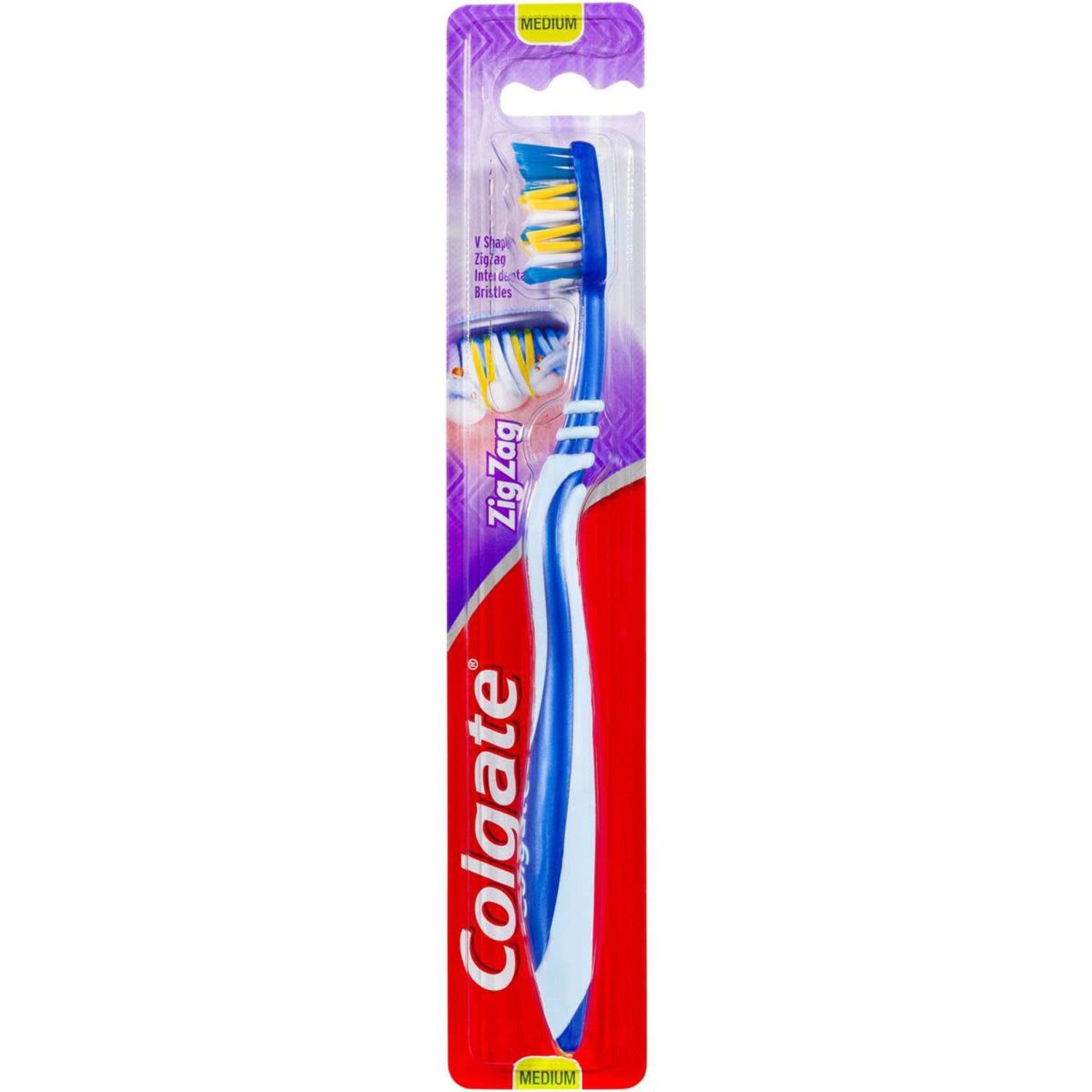 Colgate Toothbrush Zigzag Medium 1pk