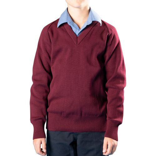 Pullover Wool Burgundy Size 4