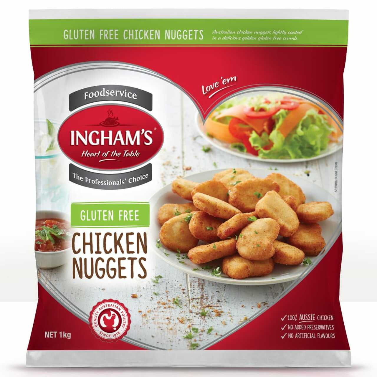 Ingham's Gluten Free Chicken Nuggets 1kg