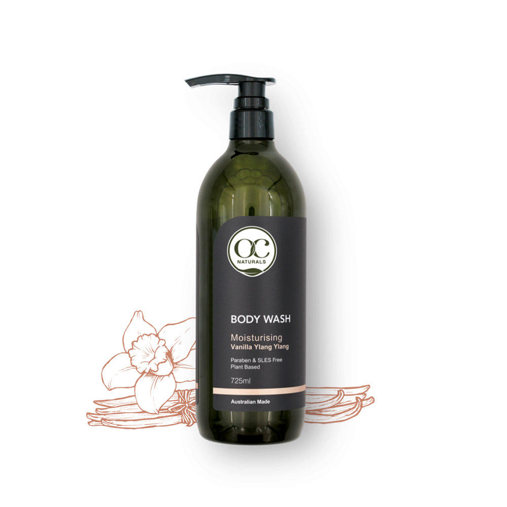 Organic Care Body Wash Moisturising Vanilla Ylang Ylang 725ml **