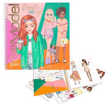 Top Model Sticker Book Dress Me Up - 2