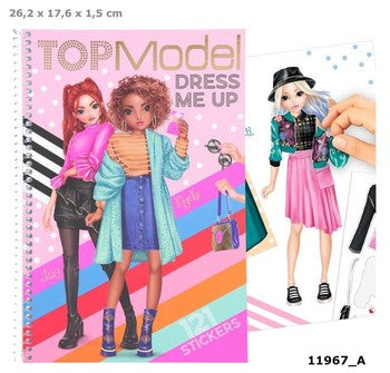 Top Model Sticker Book Dress Me Up - 1